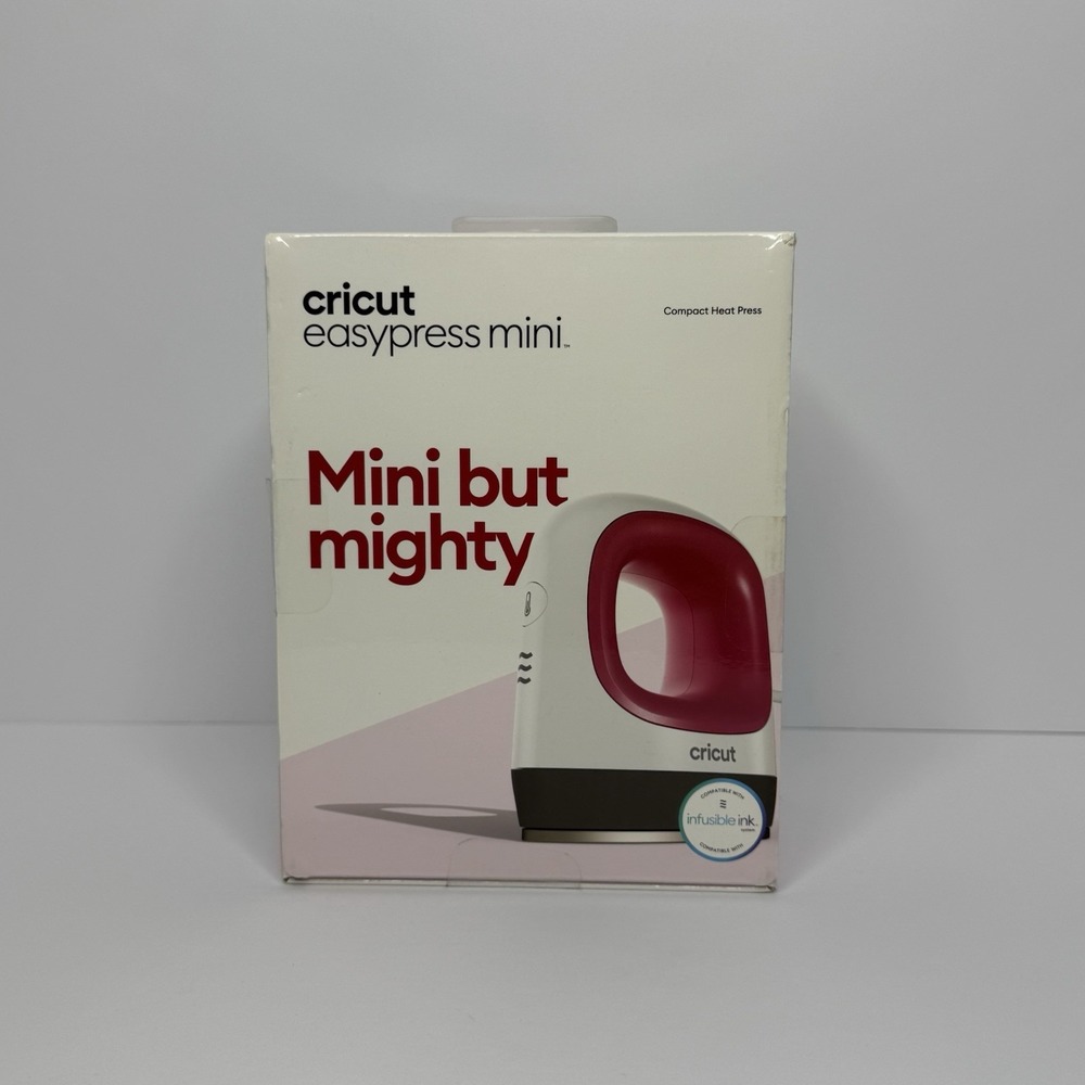 Cricut Easy Press Mini Raspberry Heat Press Tool 2007468 Brand New